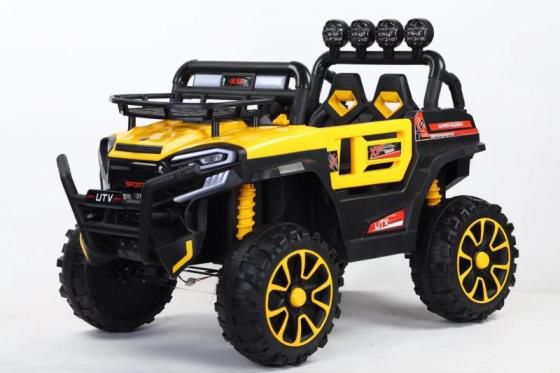 2 Seater Kids Electric UTV Jeep โ Battery Powered Ride-On Car with Remote Control