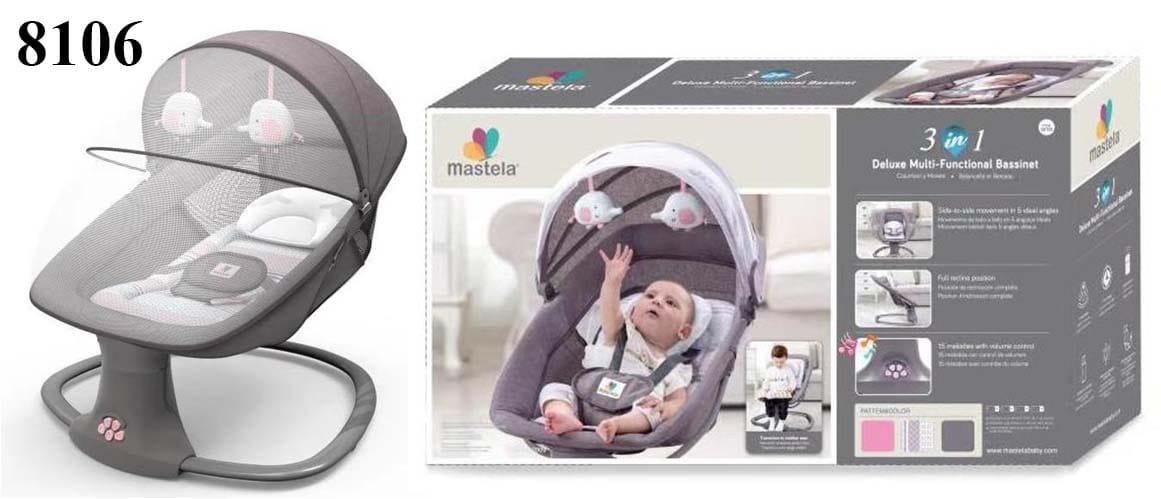 Baby Bassinet Bedside Sleeper โ Adjustable Newborn Crib with Canopy
