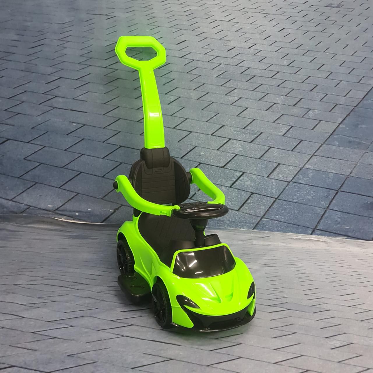 Kids Push Ride-On Car with Parent Handle – Foot to Floor Baby Push Car
