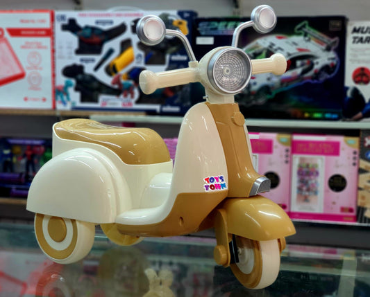 Kids Mini Vespa Scooter Toy – Cute Classic Ride-On Style Toy Bike